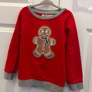 Monica + Andy Gingerbread Sweatshirt. Size 4T